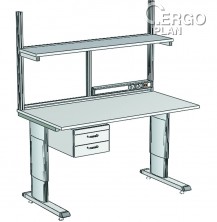 K ergonomickému pracovnímu stolu řady WB lze připojit řadu příslušenství a doplňků a vytvořit si tak sestavu na míru a podle svých požadavků