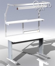K ergonomickému pracovnímu stolu řady WB ESD lze připojit řadu příslušenství a doplňků a vytvořit si tak sestavu na míru a podle svých požadavků
