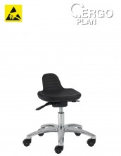 Clean room ESD pracovní židle Sit-stand Pu-Soft C–TL151AP