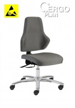 ESD pracovní židle LEAN, SS, ESD2, A-LE1115AS antracitová