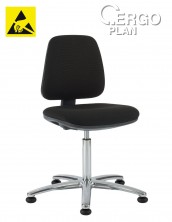ESD pracovní židle Standard, PC, ESD2, A-VL1471HAS černá