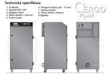 Odsávací zařízení AD ORACLE IQ PC, barva