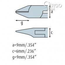 Boční kleště 3131HS02 s fasetou