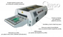 Průběžná přetavovací pec MISTRAL 260 se skříňkou