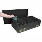 Desco Industries Inc. - ESD přepravka Protektive Pak®, 20 přihrádek 184x184x19mm, 37155