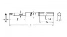 Bit V-14X (4x30l)-H2-(6)-70