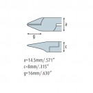 Schmitz - Boční kleště se vsazeným spojem 1261EP02 silné, s fasetou