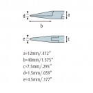 Úchopové kleště ploché 4421HS12 hladkéÚchopové kleště ploché 4421HS12 hladké