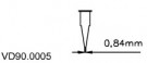 Plastový hrot 0,84 mm VD90.0005, 50ks/bal